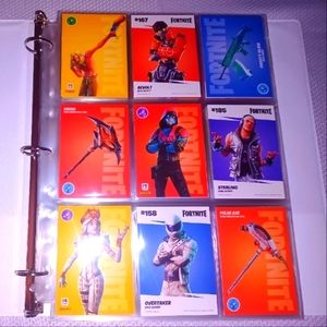 Fortnite Trading Cards Binder Collection 🔥 100 Fortnite Card Lot